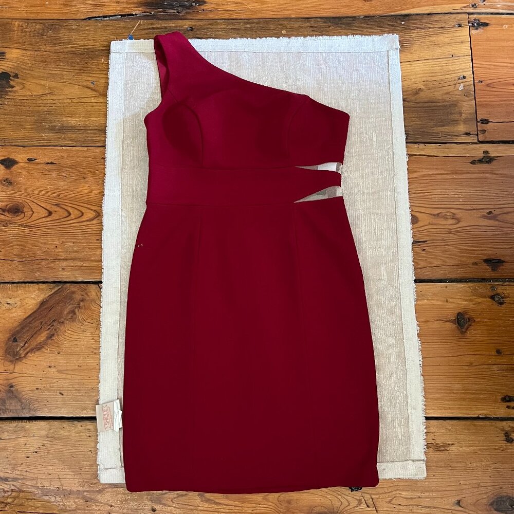 Decode 1.8 One-Shoulder Cutout Bodycon Dress – Size 10